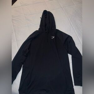 Gymshark Black Hooded Athletic Pullover